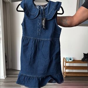 Dolls Kill Navy Blue Midi Dress